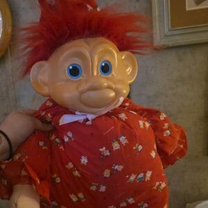 Vintage Large Plush Ace TROLL